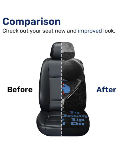 Cubiertas de Asiento Delantero GENANY para Auto SUV Caricatura
