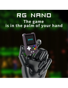 Consola de Juego Portátil Aivuidbs RGNANO 64GB Pantalla 1.54" 2