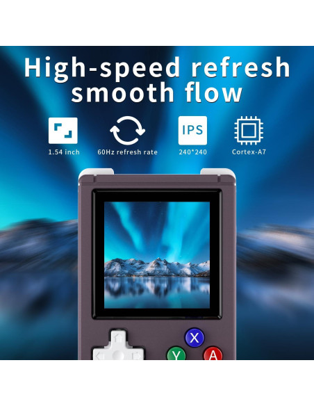 Consola de Juego Portátil Aivuidbs RGNANO 64GB Pantalla 1.54"