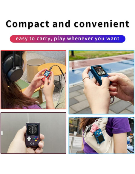 Consola de Juego Portátil Aivuidbs RGNANO 64GB Pantalla 1.54"