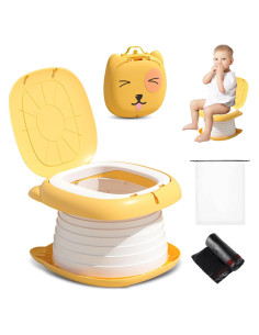 Inodoro Portátil Mejorado MY491211 Amarillo para Niños