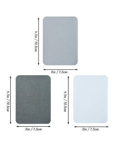 12 Parches de Tela J.CARP 100% Algodón para Planchar 10.4x7.6cm 2