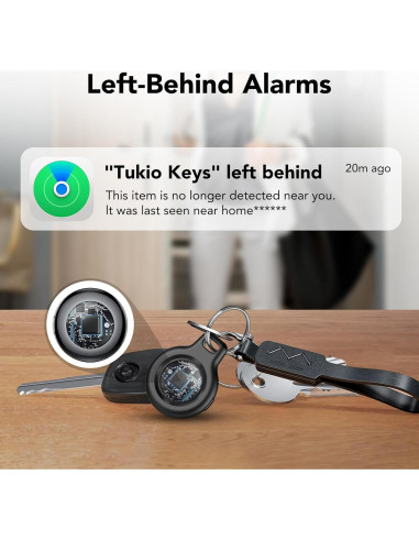 Etiquetas de Rastreo Tukio Lucid - Paquete de 2, Bluetooth, iOS