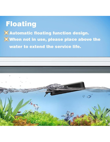 Limpiador Magnético Carefree Fish para Acuario de Vidrio 11.4x6.6 cm