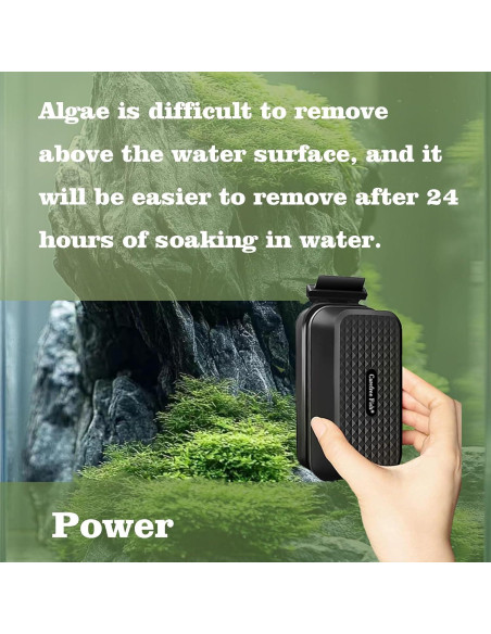 Limpiador Magnético Carefree Fish para Acuario de Vidrio 11.4x6.6 cm