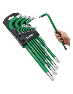 Conjunto de Llaves Torx Jumbo ELEAD 13 Piezas T10 a T80