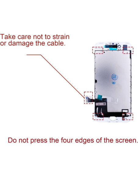 Kit Reemplazo Pantalla LCD iPhone 7 HK 4.7" Blanco