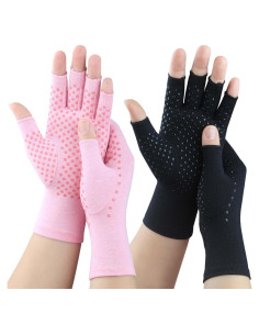 Guantes de Compresión Tiny Chou para Artritis Unisex S