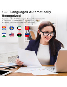 Gafas Inteligentes Delhi Tornado KY01B Bluetooth con Traducción 2