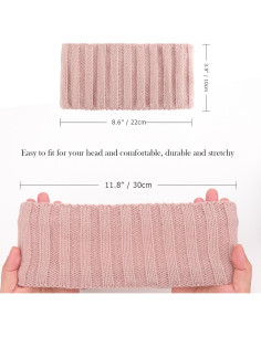 Diademas de Invierno AQOKKA para Mujeres - Calentadores de Oídos 2