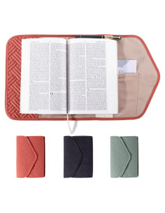 Cubierta de Libro Reutilizable Aplufine Rosa con Cierre Magnético