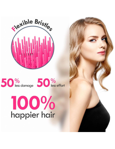 Cepillos Desenredantes Ventilados Aussumy - Paquete de 2