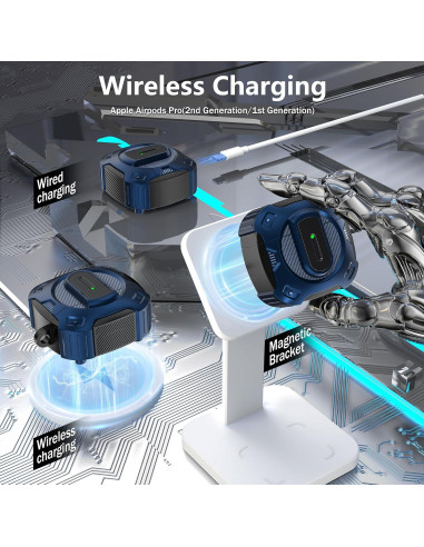 Funda Espacial RFUNGUANGO para AirPods 4ta Generación - Azul