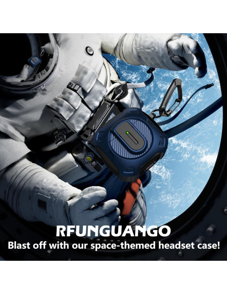 Funda Espacial RFUNGUANGO para AirPods 4ta Generación - Azul