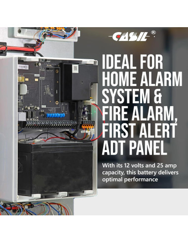 Batería de Reemplazo 12V 25Ah Simplex Grinnell 2081-9287 - Paquete de 2