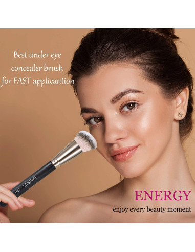 Brocha de Fundación ENERGY 170 en Ángulo para Maquillaje