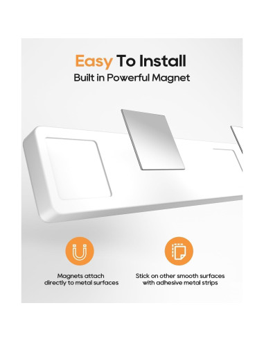 Iluminación Bajo Gabinete Auxoda 33 cm LED Inalámbrica 3000K