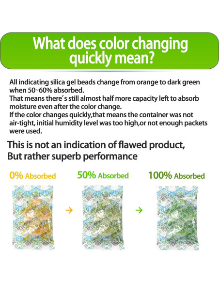 Paquete de 1000 Pcs Gel de Sílice Deshidratante 5g Seguro