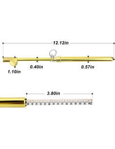 Medidor de Presión de Neumáticos MEANLIN 2PCS Doble Cabeza 2