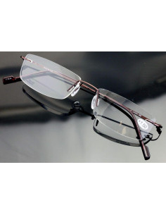 Gafas de lectura sin montura Free Vision 2.75x bronce 2