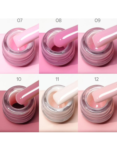 Set de Esmalte de Uñas de Gel CANNI 6 Piezas 9 ml Rosa