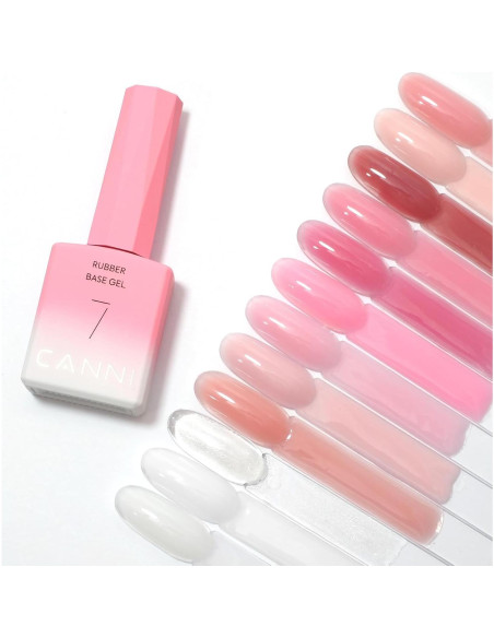 Set de Esmalte de Uñas de Gel CANNI 6 Piezas 9 ml Rosa