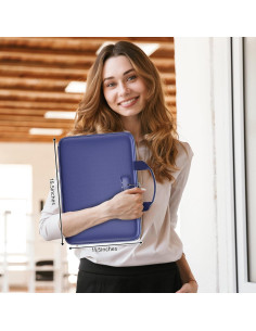 Organizador de Archivos Ignífugo ZOOPIP 13 Bolsillos Azul 2