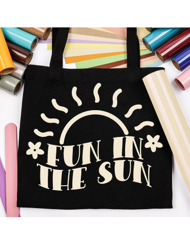 Vinilo de Transferencia de Calor Beige GIRAFVINYL 30.48x152 cm