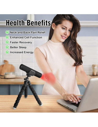 Antorcha de Terapia de Luz Roja FUIART para Alivio del Dolor