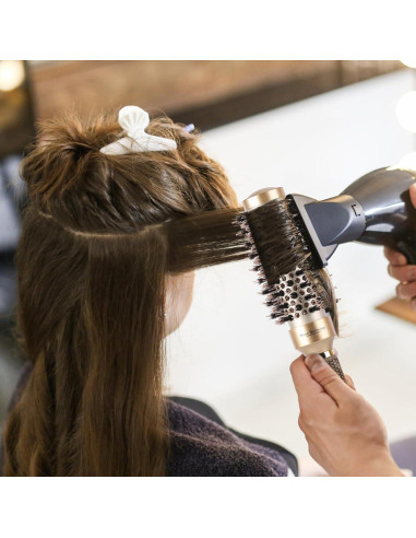 Juego de 3 Cepillos Redondos Térmicos BTYMS - Cerámica y Jabalí