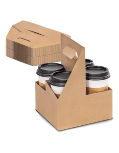 Soporte de Bebidas Desechable FMP Brands 4 Tazas 200 Unidades