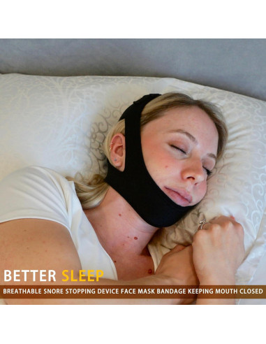 Correa Antisnores Ajustable CLEVISS BRACE Rosa para CPAP