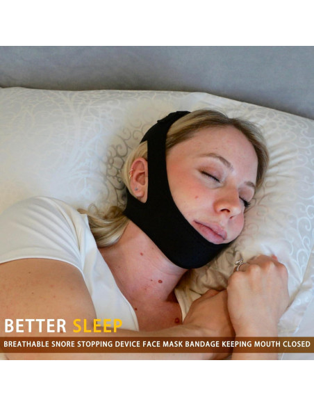 Correa Antisnores Ajustable CLEVISS BRACE Rosa para CPAP