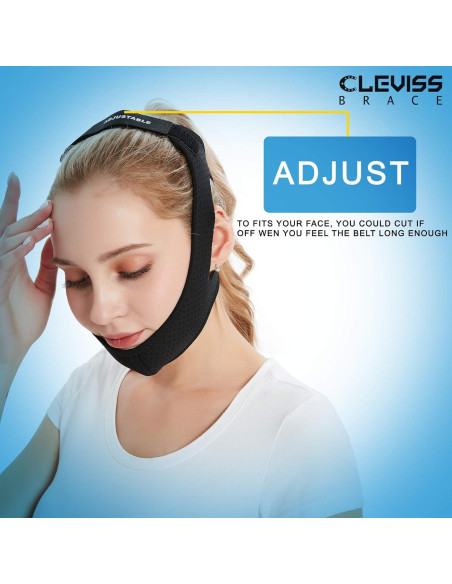 Correa Antisnores Ajustable CLEVISS BRACE Rosa para CPAP