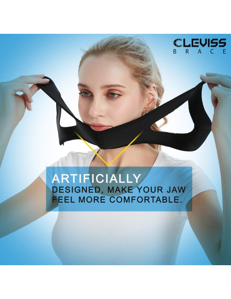 Correa Antisnores Ajustable CLEVISS BRACE Rosa para CPAP