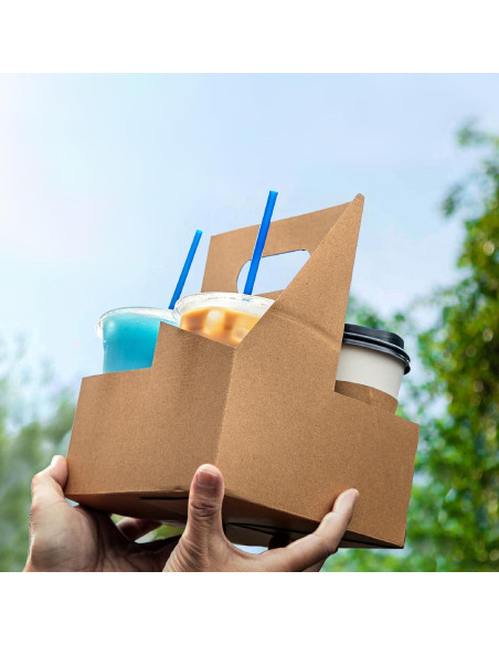 Soporte de Bebidas Desechable FMP Brands 4 Tazas 200 Unidades