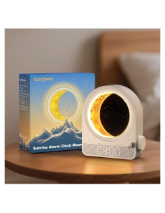 Despertador de Amanecer Epochleno - Luz y Ruido Blanco 10 Sonidos