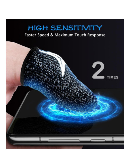 Mangas para Dedos Nuozme - 8 Piezas, 0.3mm, Antitranspirantes