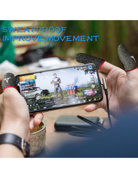 Mangas para Dedos Nuozme - 8 Piezas, 0.3mm, Antitranspirantes