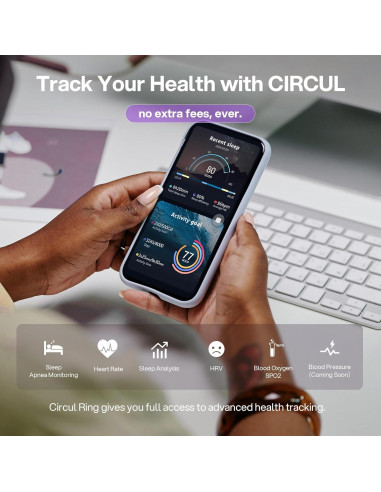 Anillo Inteligente Circul - Monitoreo de Salud y Fitness