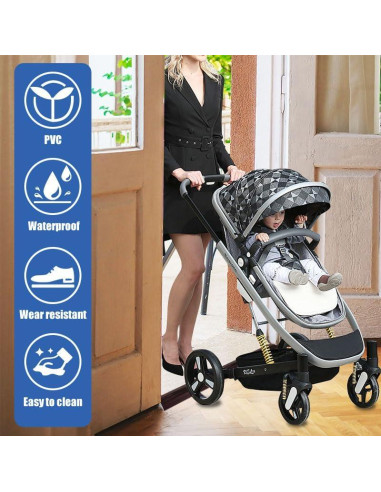 Tira de transición autoadhesiva EaseInstall 91.44 cm Negro