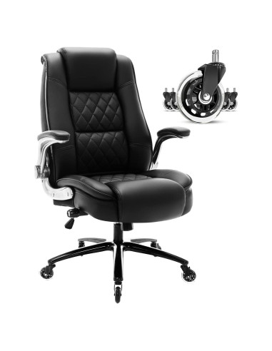 Silla de Oficina Alta EZAKI SH003 - Soporte Lumbar, Acolchado