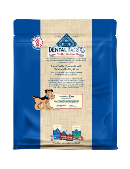 Huesos Dentales Masticables Blue Buffalo 1.02 kg para Perros