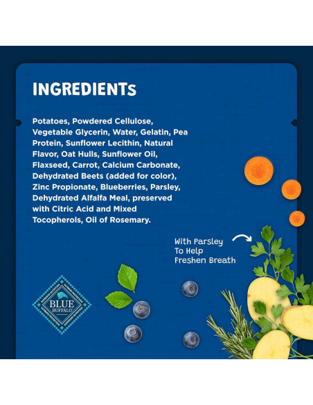 Huesos Dentales Masticables Blue Buffalo 1.02 kg para Perros