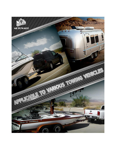 Enganche de Remolque Ajustable METOWARE Tri-Bola 12,500 LBS