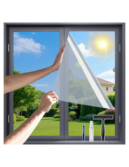 Película de Ventana de Privacidad Flueen 44.5cm x 200cm UV