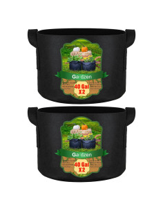 Bolsas de Cultivo Gardzen 40 Galones 2-Pack Tela Aireación