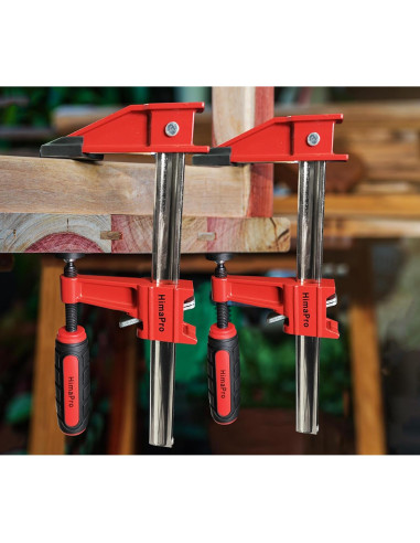 Juego de Abrazaderas HimaPro 15 cm, 4 Piezas, 272 kg