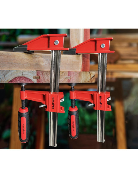 Juego de Abrazaderas HimaPro 15 cm, 4 Piezas, 272 kg