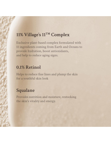 Crema Facial Retinol 0.1% Village 11 Factory 50ml Hidratante